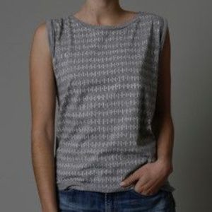 Calder Blake Shorthand Print Louise Tank - Size S